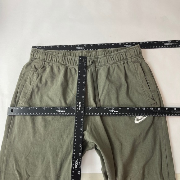 Nike Sweatpants Mens L Olive Green Club Jersey Jogger Lightweight Gym Comfort - Picture 8 of 10